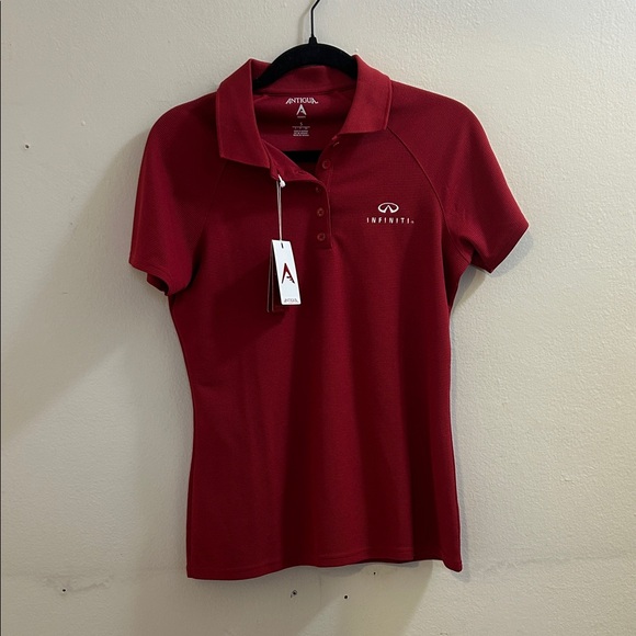 Antigua Tops - Antigua Crimson Polo Shirt